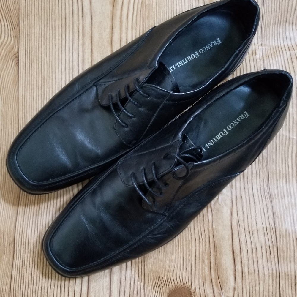 Mens Black Dress Shoes Franco Fortini Lite
